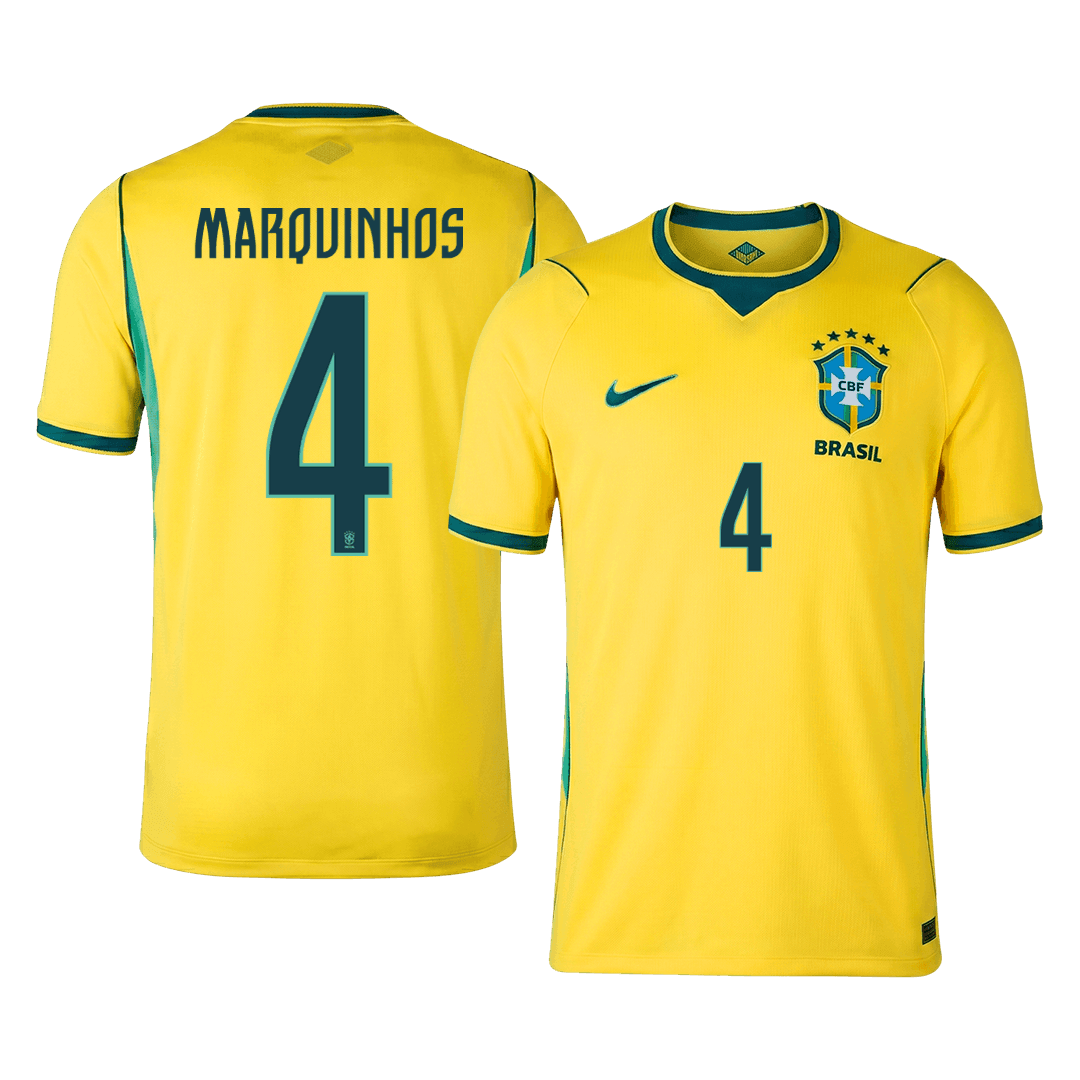 Brasil Hjemmedrakt VM 2026 – MARQUINHOS #4
