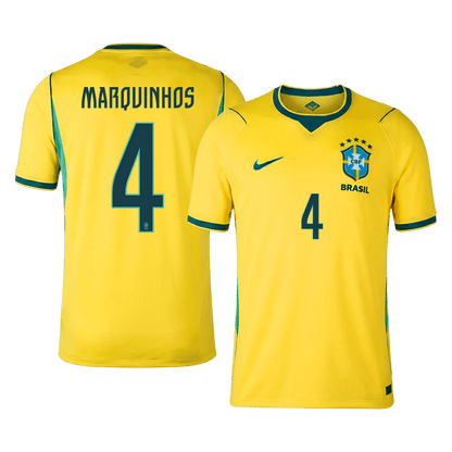 Brasil Hjemmedrakt VM 2026 – MARQUINHOS #4