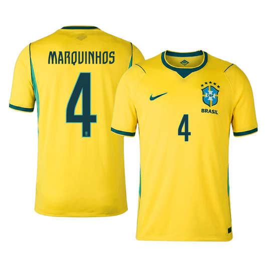 Brasil Hjemmedrakt VM 2026 – MARQUINHOS #4