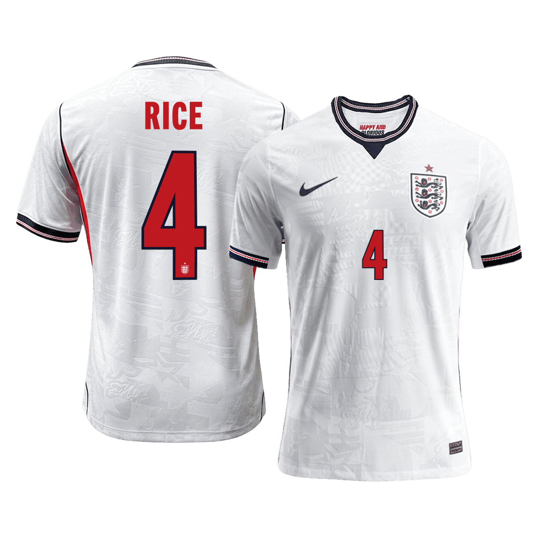 England Hjemmedrakt VM 2026 – RICE #4 (Spillerversjon)