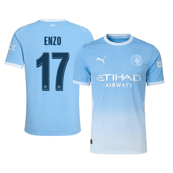 Manchester City Hjemmedrakt 2026/27 – ENZO #17 – UCL (Spillerversjon)
