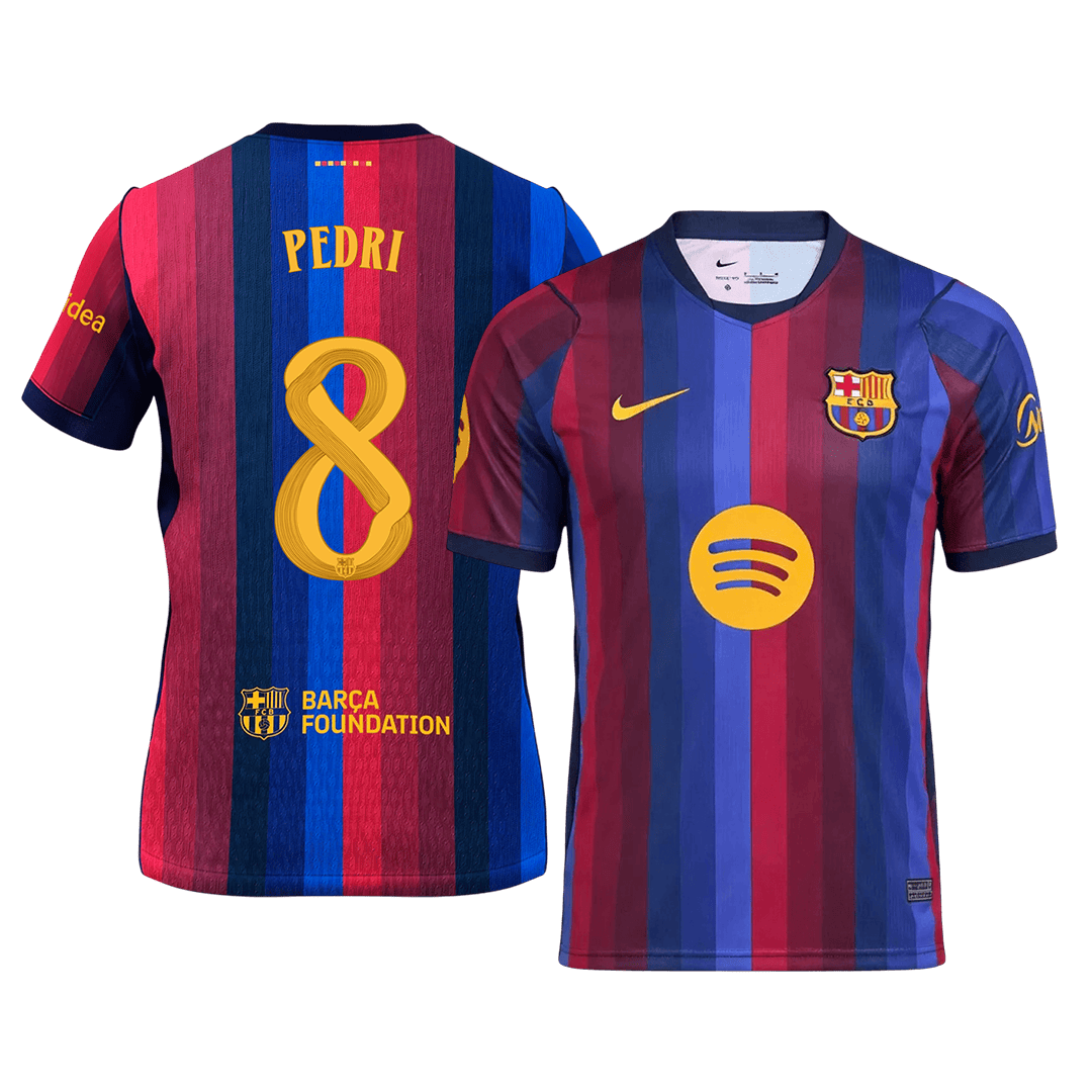 Barcelona Hjemmedrakt 2026/27 – PEDRI #8 – UCL