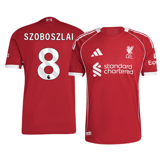Liverpool Hjemmedrakt 2025/26 – SZOBOSZLAI #8 (Spillerversjon)