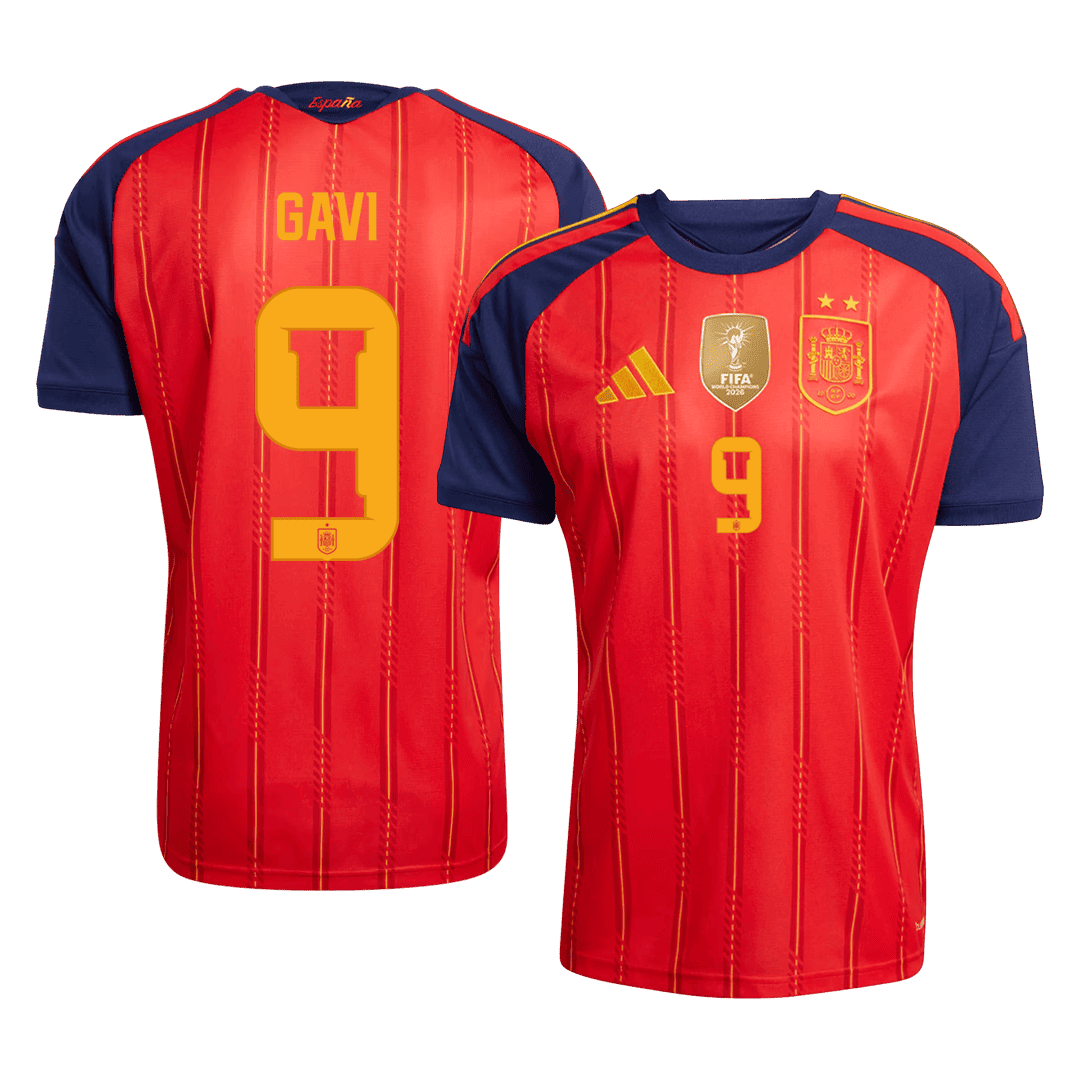 [Champion Edition] Spania Hjemmedrakt VM 2026 – GAVI #9