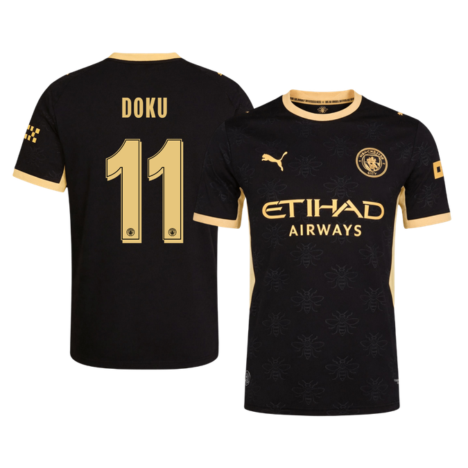 Manchester City Bortedrakt 2026/27 – DOKU #11 – UCL (Spillerversjon)