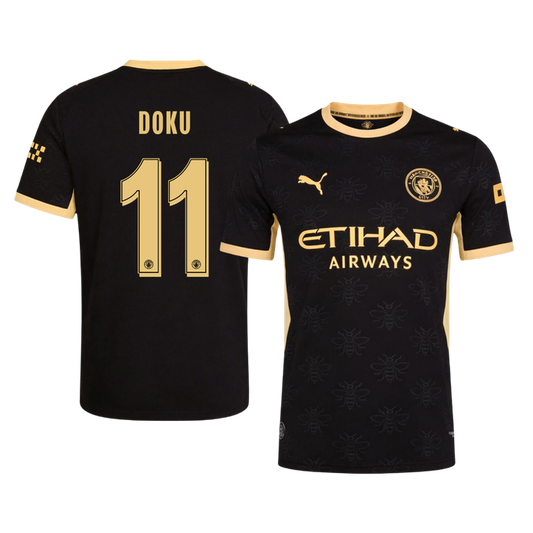 Manchester City Bortedrakt 2026/27 – DOKU #11 – UCL (Spillerversjon)