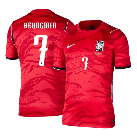 Sør-Korea VM Hjemmedrakt 2026 – HEUNGMIN #7
