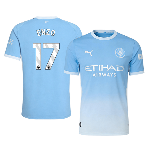 Manchester City Hjemmedrakt 2026/27 – ENZO #17 (Spillerversjon)