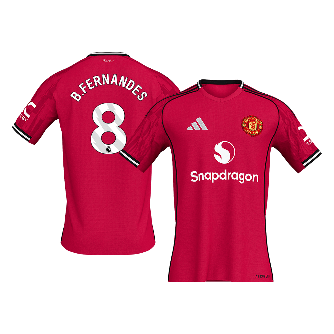 Manchester United Hjemmedrakt 2025/26 – B.FERNANDES #8 [PREMIUM]