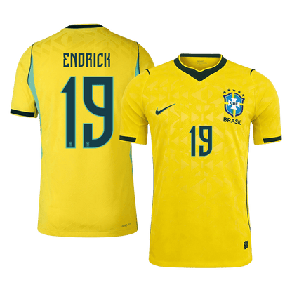 Brasil Hjemmedrakt VM 2026 – ENDRICK #19 (Spillerversjon)