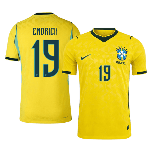 Brasil Hjemmedrakt VM 2026 – ENDRICK #19 (Spillerversjon)