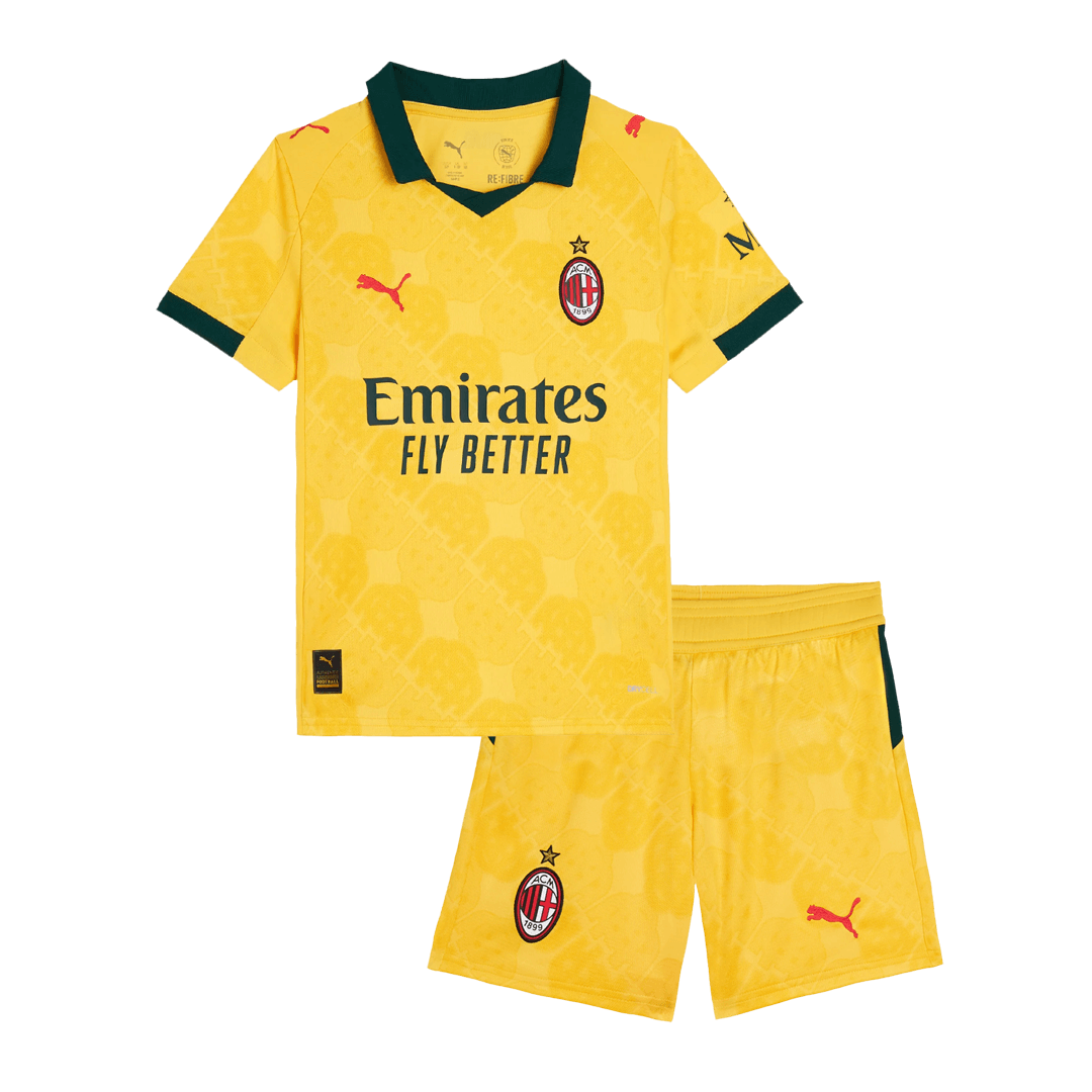 AC Milan Tredjedraktsett Barn 2025/26