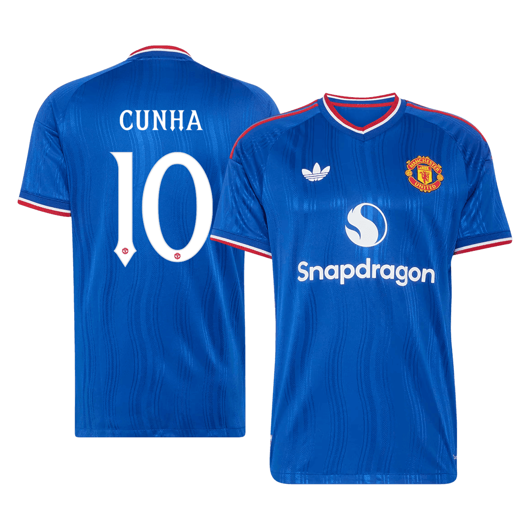 Manchester United Bortedrakt 2026/27 – CUNHA #10 – UCL (Spillerversjon)
