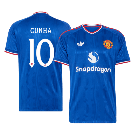 Manchester United Bortedrakt 2026/27 – CUNHA #10 – UCL (Spillerversjon)