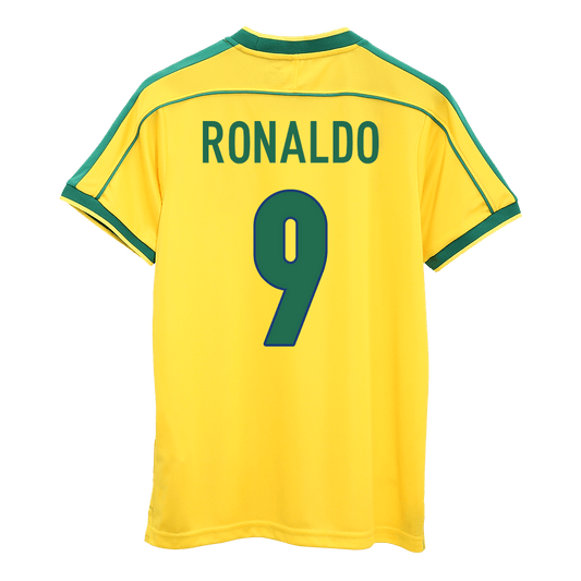 Brasil Retro Hjemmedrakt VM 1998 – RONALDO #9