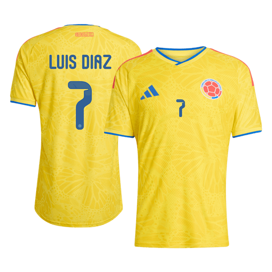 Colombia Hjemmedrakt VM 2026 – LUIS DÍAZ #7 (Spillerversjon)