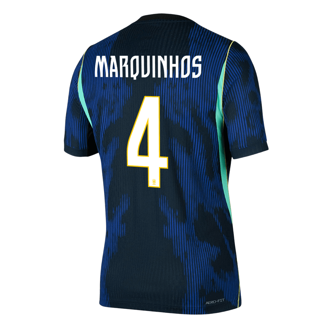 Brasil Bortedrakt VM 2026 – MARQUINHOS #4 (Spillerversjon) – bilde 3