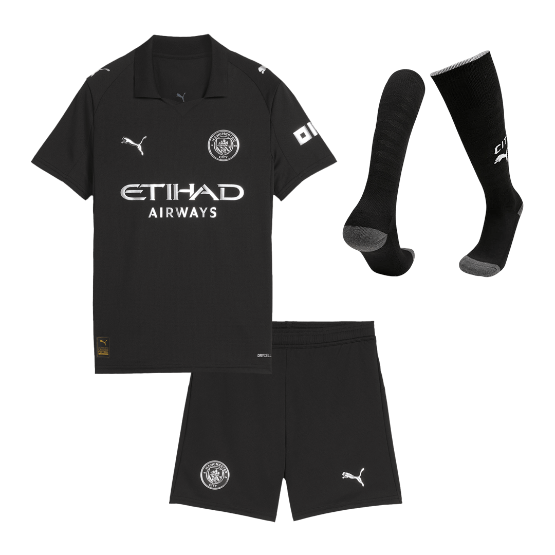 Manchester City Bortedraktsett Barn 3-deler 2025/26