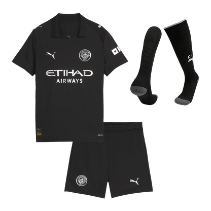 Manchester City Bortedraktsett Barn 3-deler 2025/26