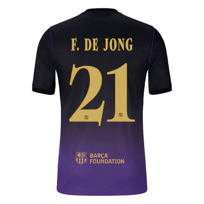 Barcelona Bortedrakt 2026/27 – F. DE JONG #21 – UCL (Spillerversjon)