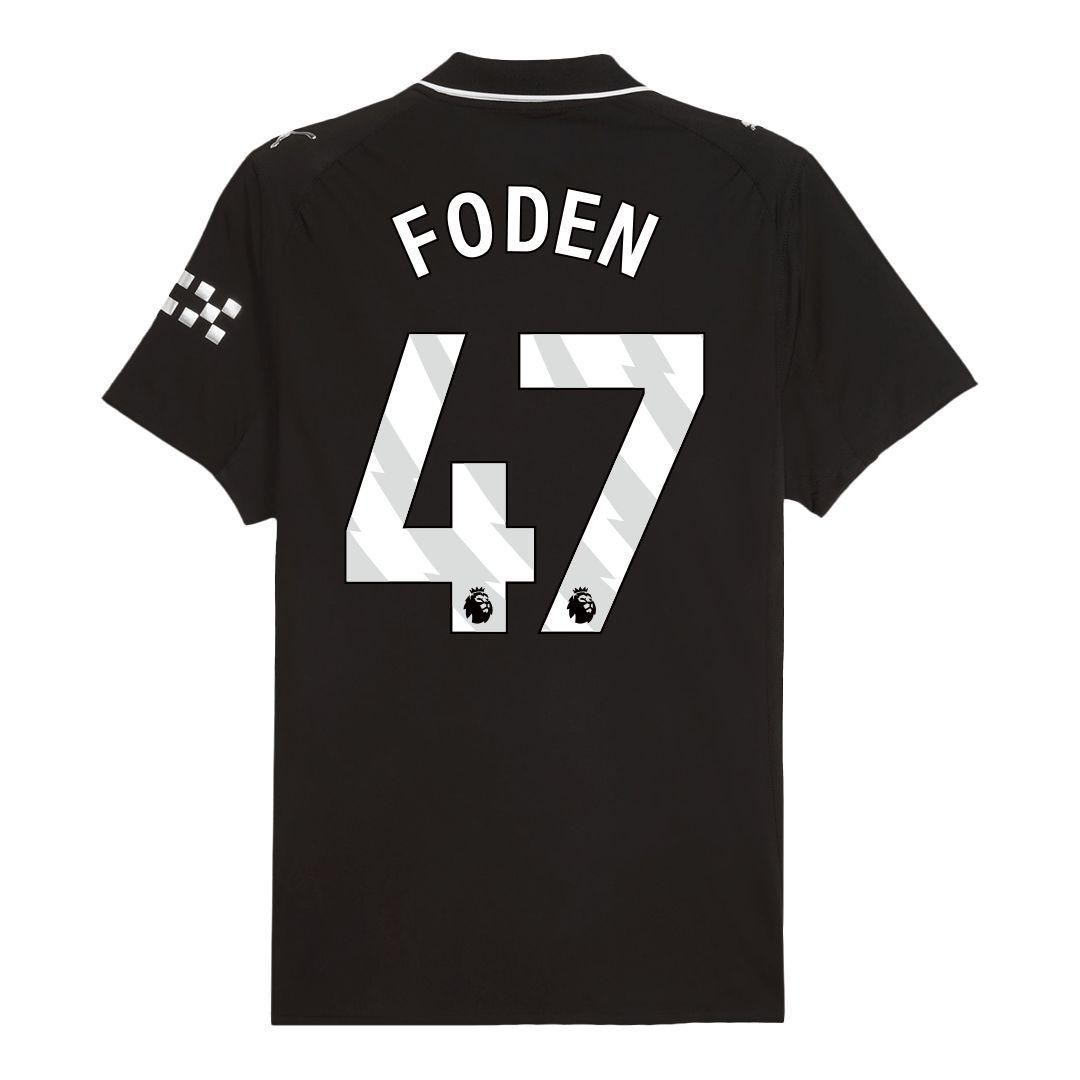 Manchester City Bortedrakt 2025/26 – FODEN #47 (Spillerversjon) – bilde 4