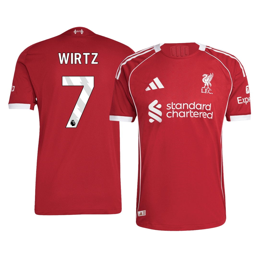 Liverpool Hjemmedrakt 2025/26 – WIRTZ #7 (Spillerversjon)
