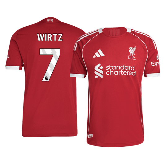 Liverpool Hjemmedrakt 2025/26 – WIRTZ #7 (Spillerversjon)