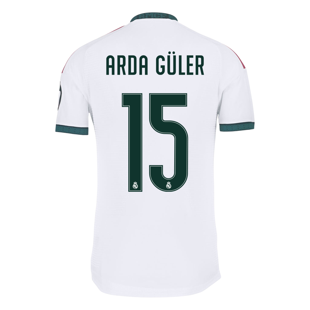 Real Madrid Hjemmedrakt 2026/27 – ARDA GÜLER #15 (Spillerversjon)