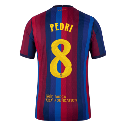 Barcelona Hjemmedrakt 2026/27 – PEDRI #8 – UCL (Spillerversjon)