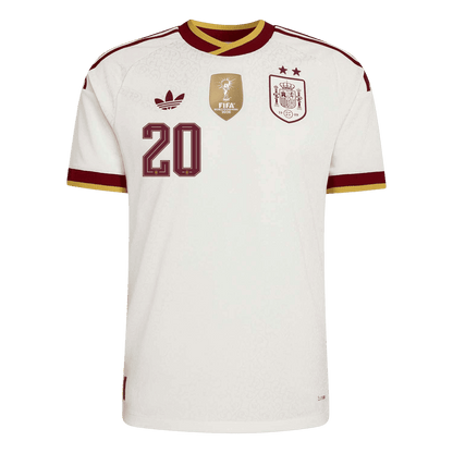 [Champion Edition] Spania Bortedrakt VM 2026 – PEDRI #20 (Spillerversjon)
