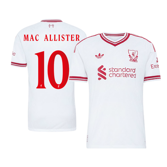 Liverpool Bortedrakt 2026/27 – MAC ALLISTER #10 – UCL (Spillerversjon)
