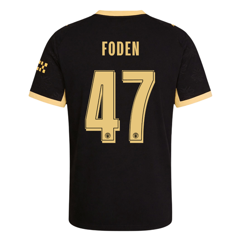 Manchester City Bortedrakt 2026/27 – FODEN #47 – UCL (Spillerversjon)