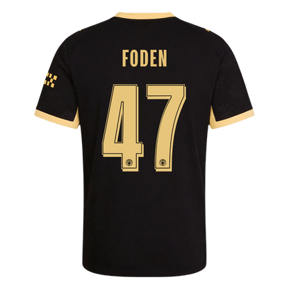 Manchester City Bortedrakt 2026/27 – FODEN #47 – UCL (Spillerversjon)