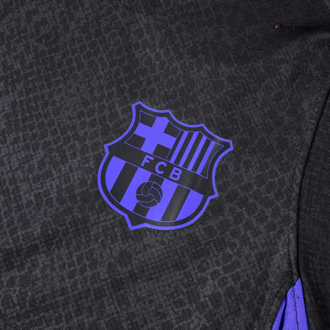 Barcelona Oppvarmingsdrakt 2025/26 (Svart) – bilde 6
