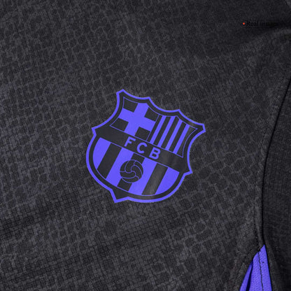 Barcelona Oppvarmingsdrakt 2025/26 (Svart) – bilde 6