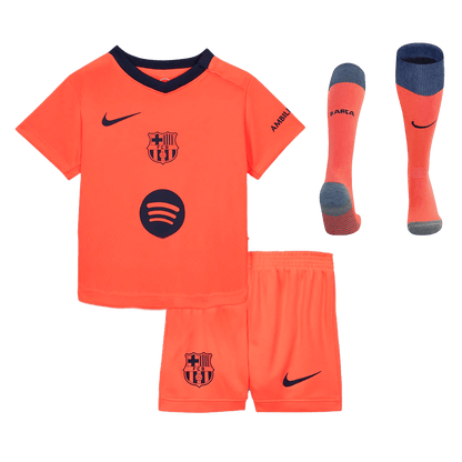 Barcelona Tredjedraktsett Barn 3-deler 2025/26