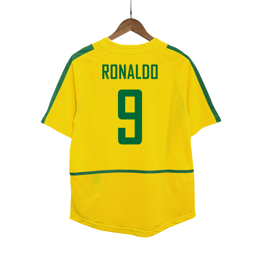 Brasil Retro Hjemmedrakt 2002/03 – RONALDO #9