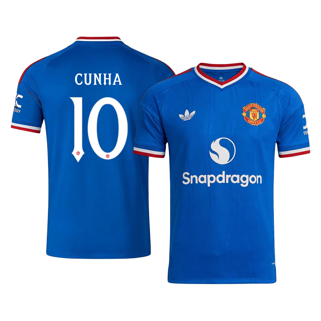 Manchester United Bortedrakt 2026/27 – CUNHA #10 – UCL