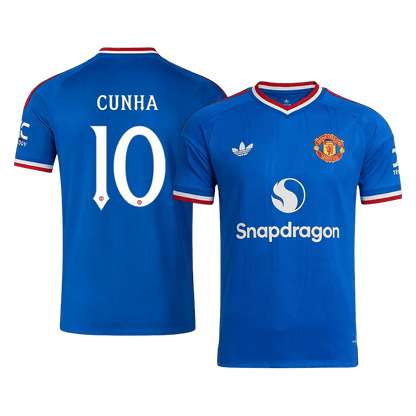 Manchester United Bortedrakt 2026/27 – CUNHA #10 – UCL