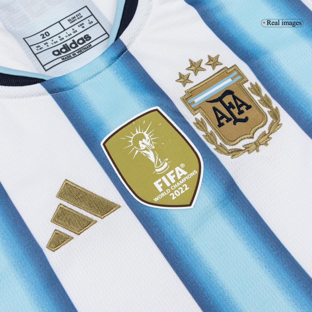 Argentina Hjemmedraktsett Barn VM 2026 – MESSI #10 [PREMIUM] – bilde 8