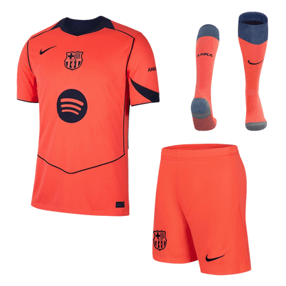Barcelona Tredjedraktsett 3-deler 2025/26