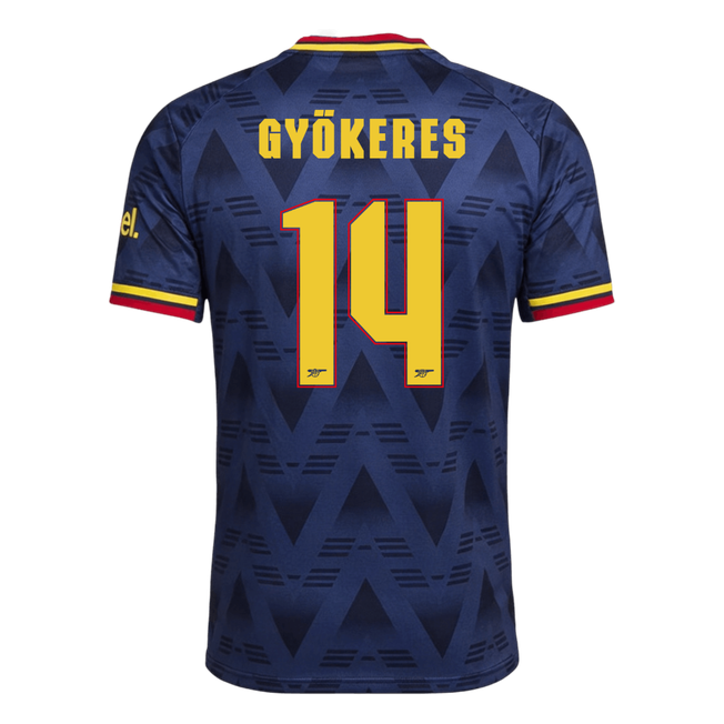 Arsenal Bortedrakt 2026/27 – GYÖKERES #14 – UCL (Spillerversjon)