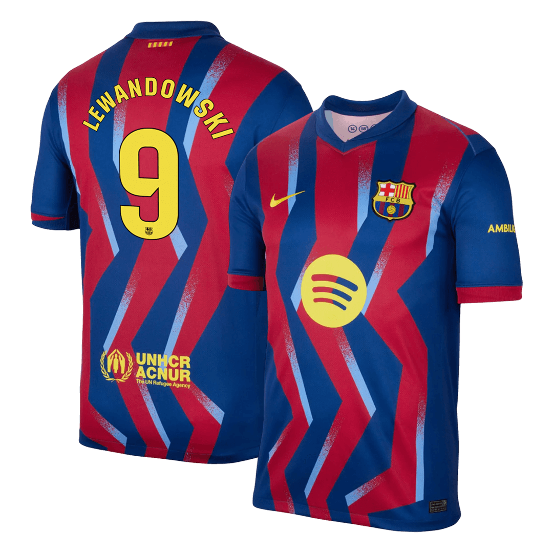 Barcelona Fjerdedrakt 2025/26 – LEWANDOWSKI #9