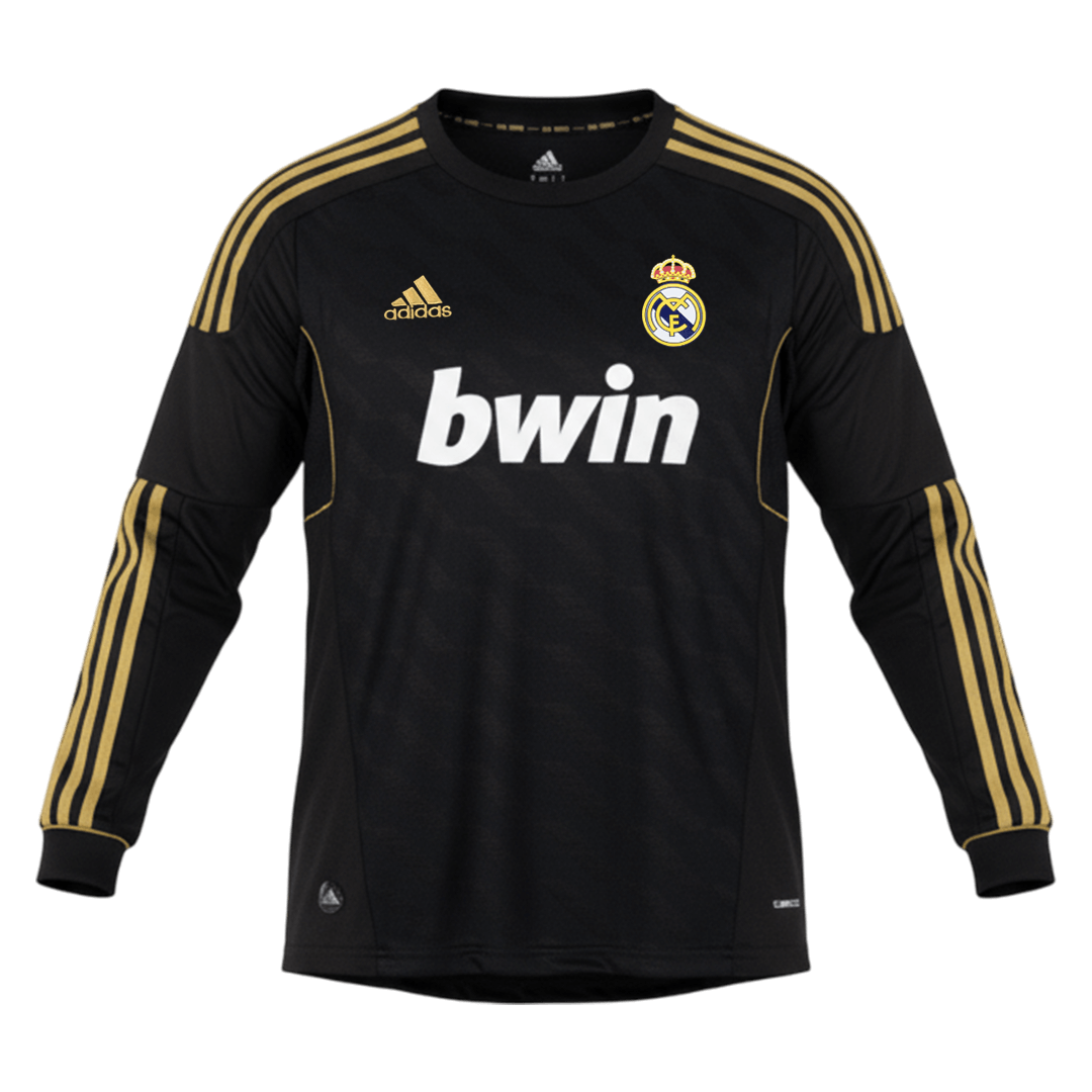 Real Madrid Retro Langermet Bortedrakt 2011/12