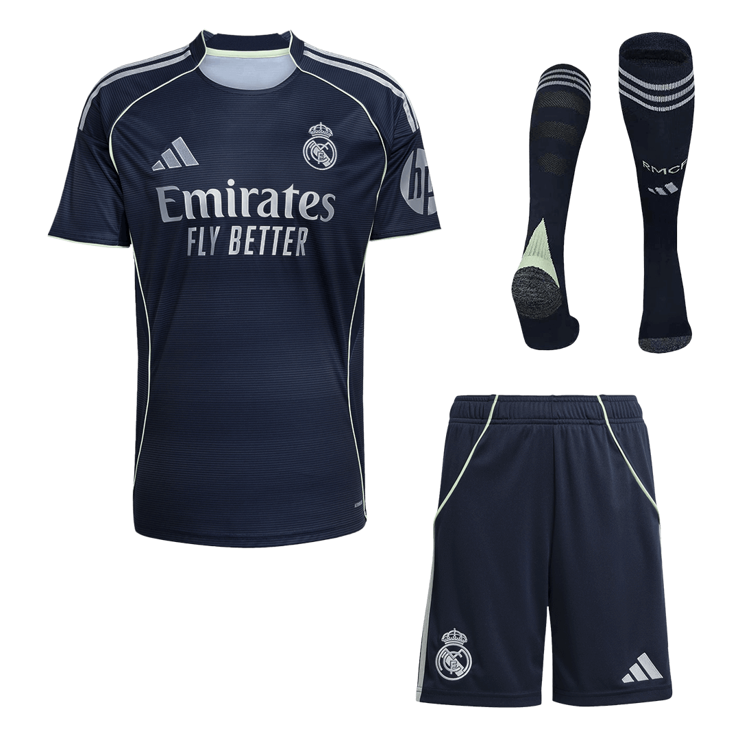 Real Madrid Bortedraktsett 3-deler 2025/26