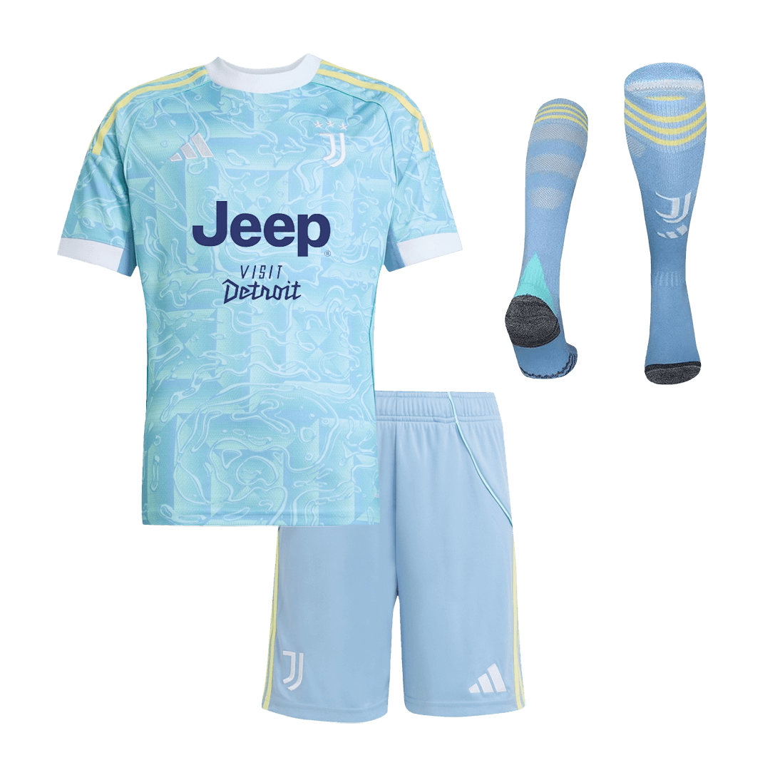 Juventus Bortedraktsett Barn 3-deler 2025/26