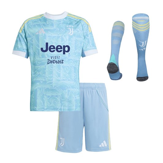Juventus Bortedraktsett Barn 3-deler 2025/26