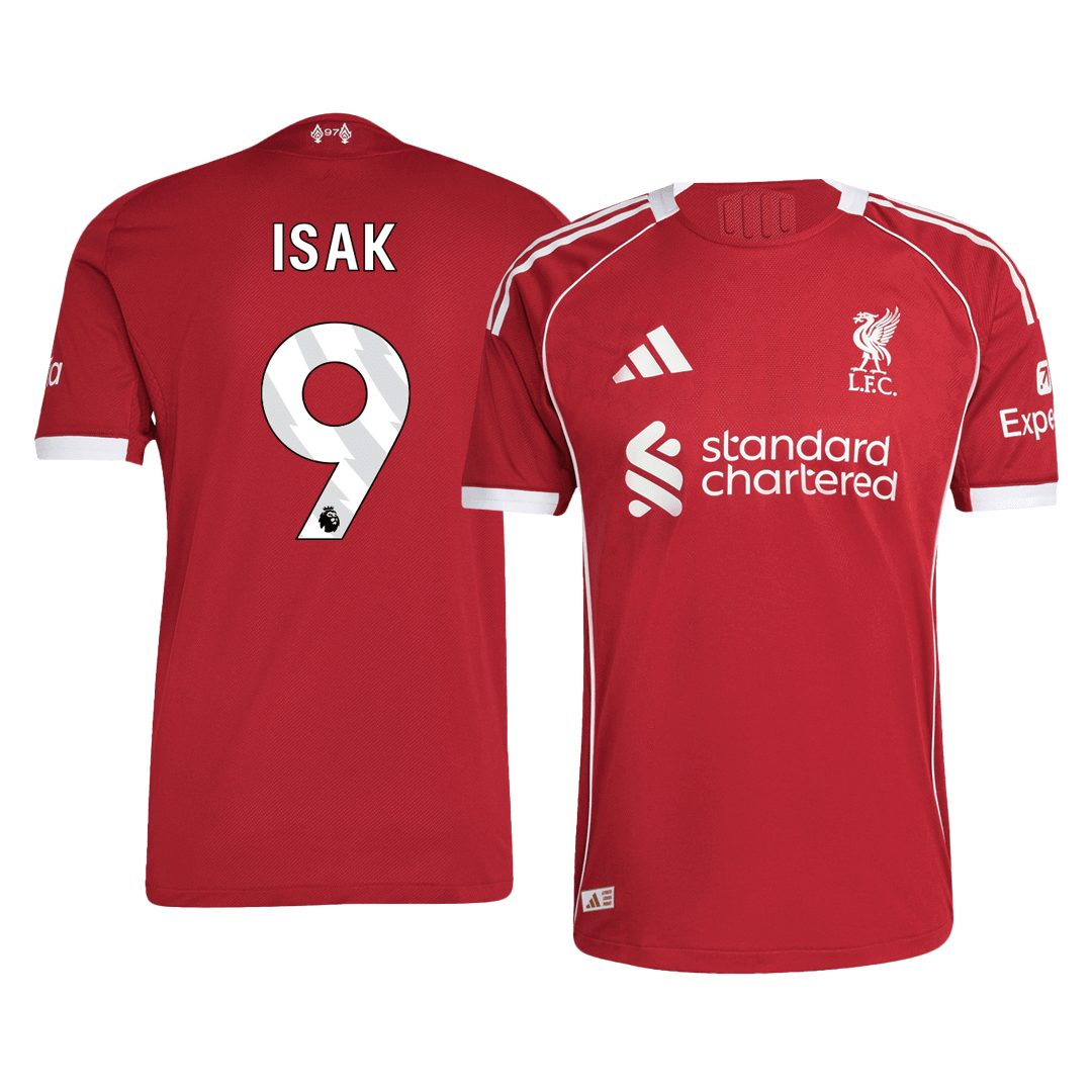 Liverpool Hjemmedrakt 2025/26 – ISAK #9 (Spillerversjon)