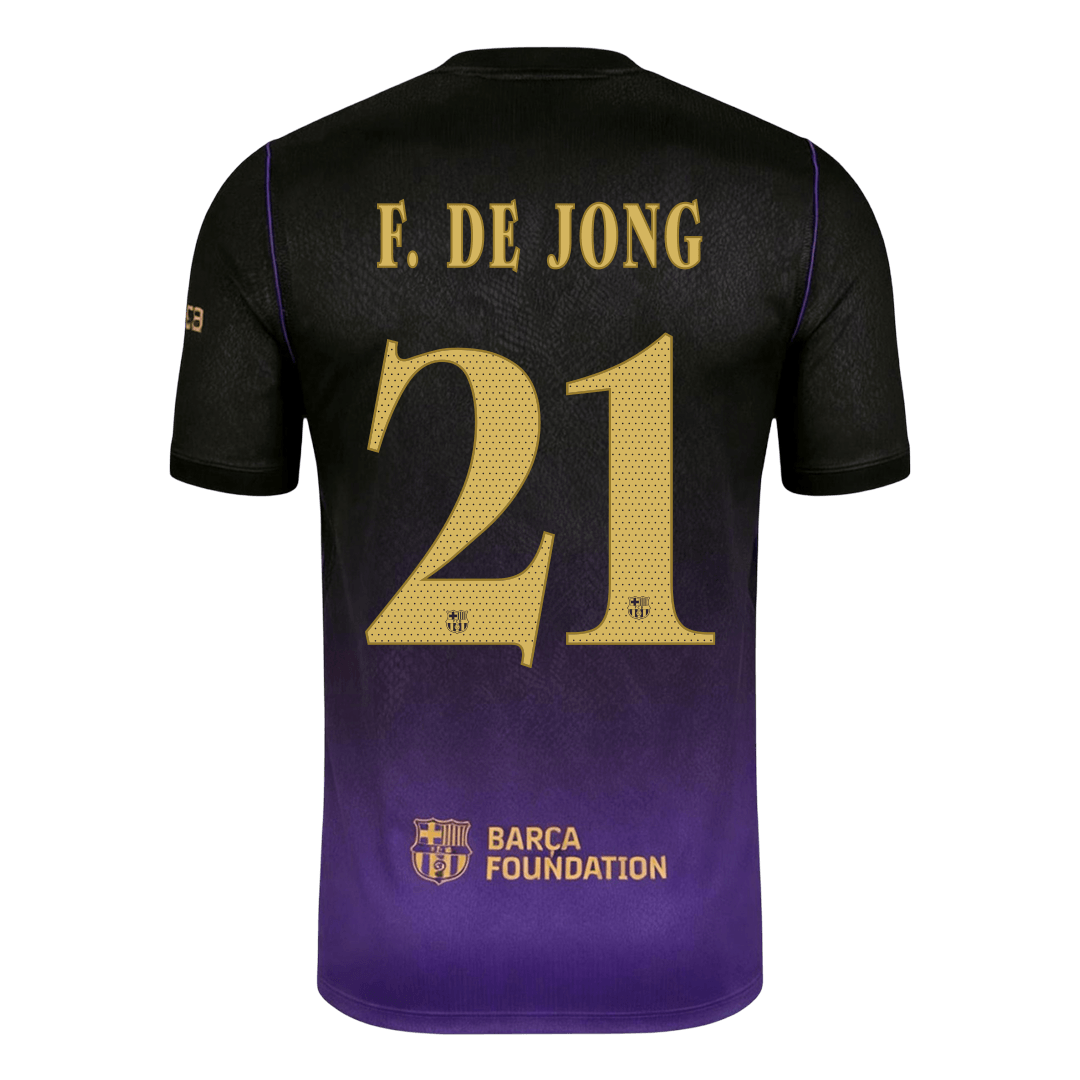 Barcelona Bortedrakt 2026/27 – F. DE JONG #21 – UCL