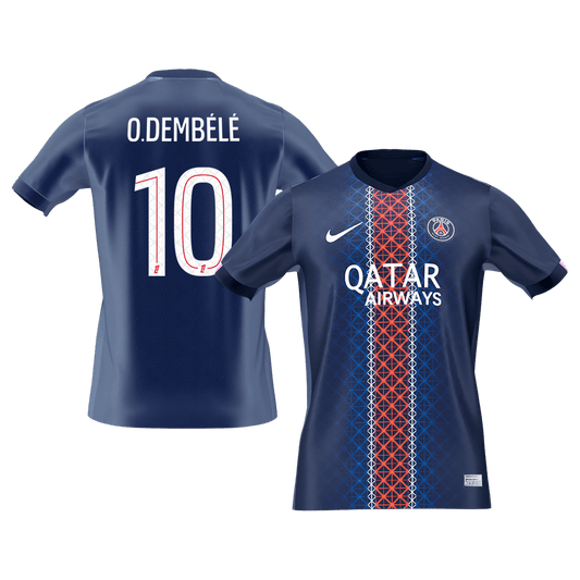 PSG Hjemmedrakt 2025/26 – O.DEMBÉLÉ #10 [PREMIUM]